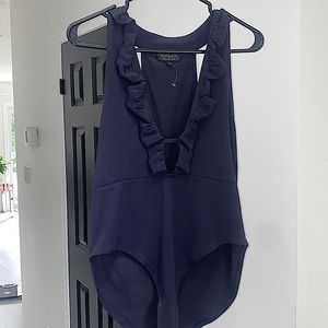 Top Shop body suit - Navy Blue Never worn